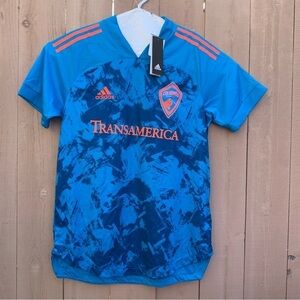 Women's Colorado Rapids adidas Blue 2021 Primeblue Replica Jersey sze M MLS J149